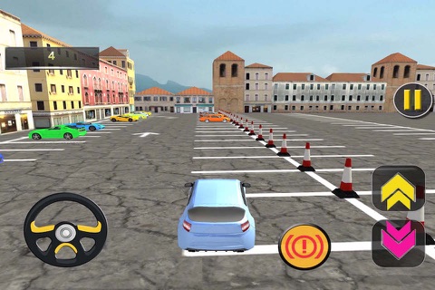 Ultimate Car Parking - 3D Car With No Brakes City Street Edition Driving Simulator HD Free screenshot 3