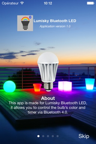 Lumisky Bluetooth LED screenshot 2