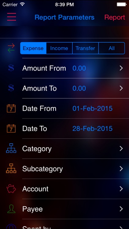 Expense Nova 2.0 : Home Budget and Account Manager and Personal Expense Tracker screenshot-4