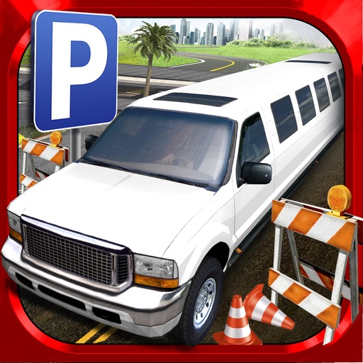 3D Impossible Parking Simulator - Real Limo and Monster Car Driving Test Racing Games Free icon