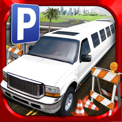 3D Impossible Parking Simulator - Real Limo and Monster Car Driving Test Racing Games Free Icon