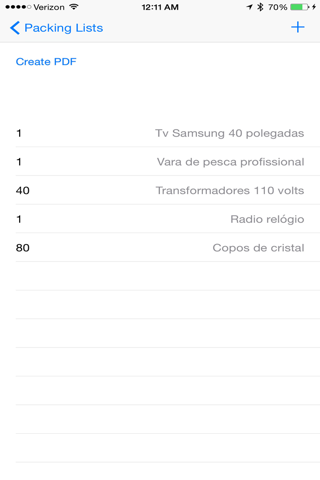 Packing List Creator screenshot 3
