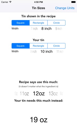 Cake Tin Calculator: Convert recipes for