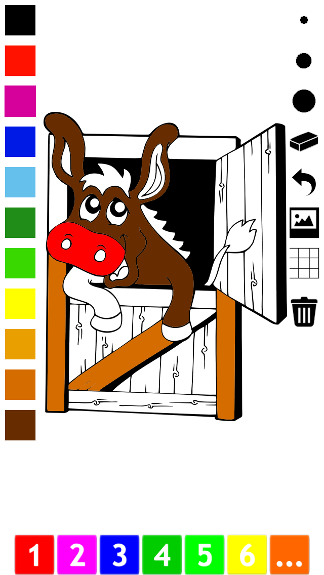 アクティブ 塗り絵の本 子供のための動物の絵をペイントすることを学ぶ Iphoneアプリ Applion