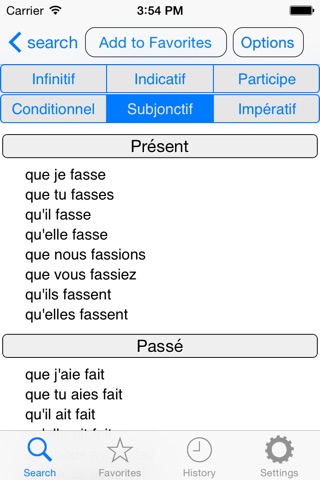 Verbole French Verbs Lite screenshot 4