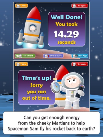 Maths Martians HD: Times Tables screenshot 4