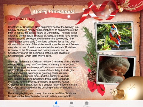 Christmas Greetings for iPad screenshot 3