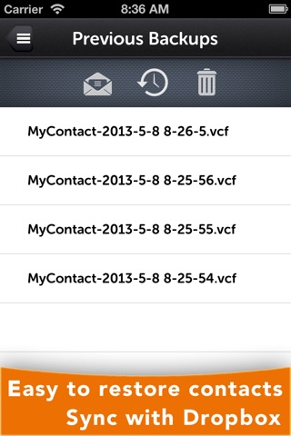 My Contacts Manager - Backup & Restore & Fast Delete Contacts screenshot 3