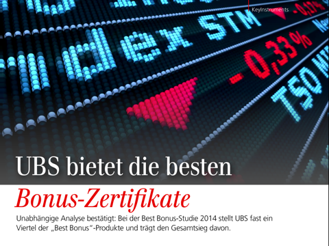 UBS KeyInvest screenshot 2
