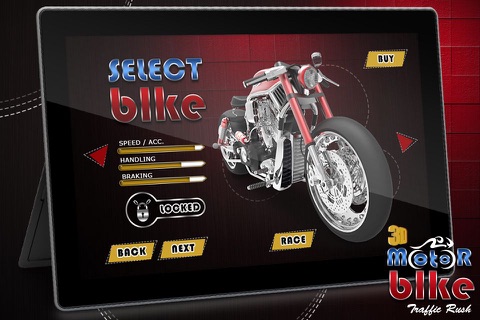 3D Motor Bike Traffic Rush - Super bike traffic racing and highway racer's championship game screenshot 2