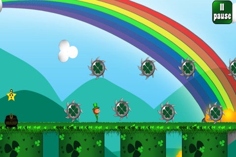 Lucky Patty's Leprechaun Run Plus - Super Clover Forrest World screenshot 4