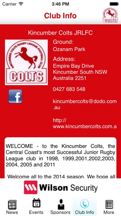 Kincumber Colts Junior Rugby League Football Club