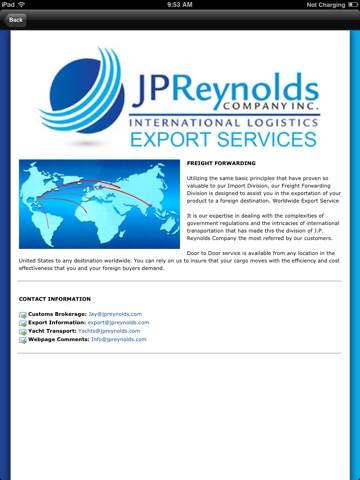 JP Reynolds Company, Inc HD screenshot 3
