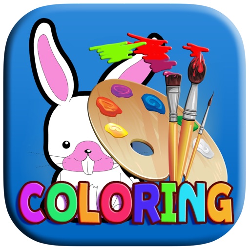 Coloring Page Rabbit Ruby Edition Icon