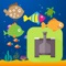 Fish Army Dash shooter,Games for kids learning move object left,right and shoot