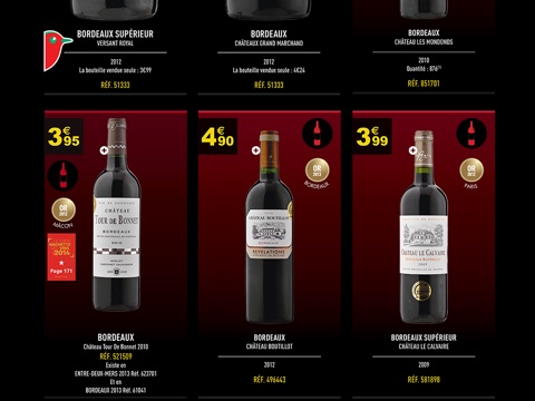 Foire aux vins Auchan région Est screenshot 3