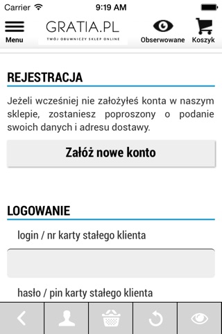 Sklep Gratia.pl screenshot 2