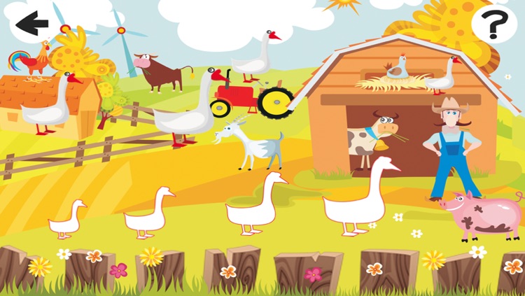 A Happy Farm Animals Kids Sort-ing Game with many Tasks to learn screenshot-4