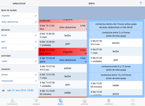 Allergy Analyzer HD screenshot 3