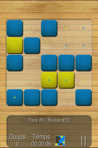 Quadrex - The puzzle game about scrolling tile blocks to form a pattern picture. screenshot 2