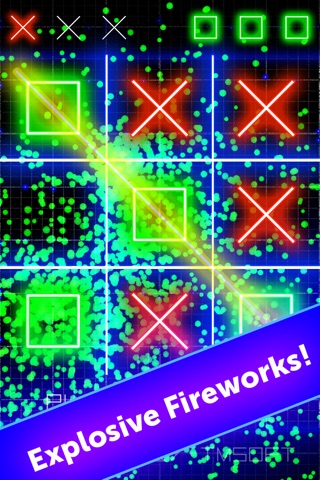 Tic Tac Toe Glow by TMSOFT screenshot 2