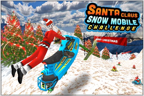 Snowmobile Santa Racing screenshot 3