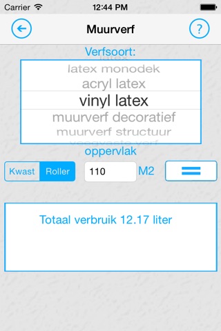 verf verbruik - voor al uw schilder klussen screenshot 2