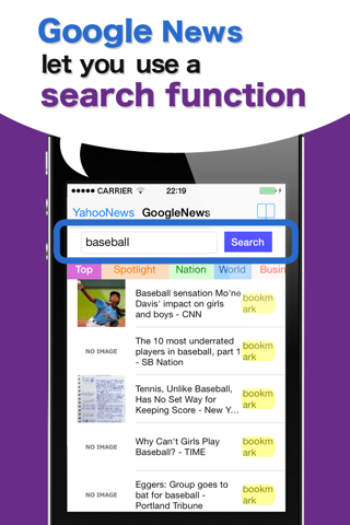 -GYNEWS USA-It’s simple,but a convenient newsreader (Google and Yahoo version) screenshot 3