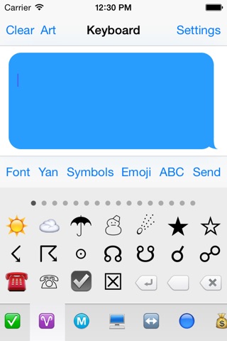 Symbol Keyboard Free - Unicode Symbols & Characters screenshot 2