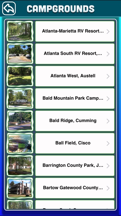 Georgia Campgrounds & RV Parks