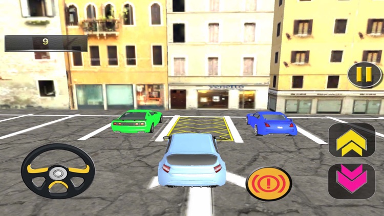 Ultimate Car Parking - 3D Car With No Brakes City Street Edition Driving Simulator HD Free screenshot-4