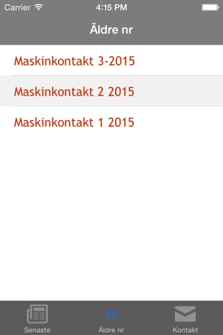 Maskinkontakt screenshot 2