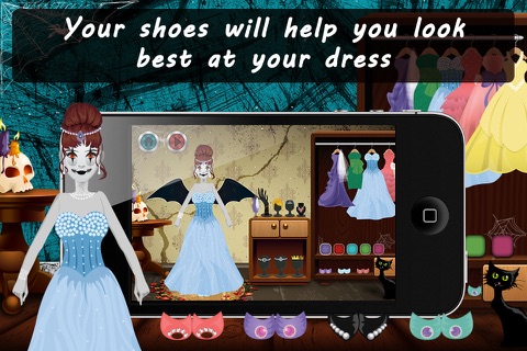 Spooky Princess Dress Up screenshot 2