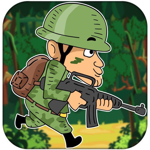 Frontline Jungle War Soldier Troopers Run: Great Militia War Brigade