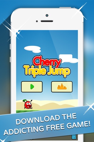 Cherry Triple Jump & Run - Really Hard and Addicting One Touch Platformer screenshot 4