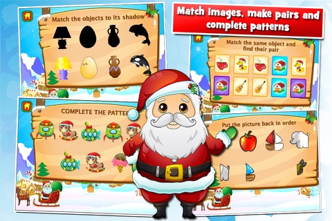 Fun Santa All in One Holiday Preschool Games screenshot 3