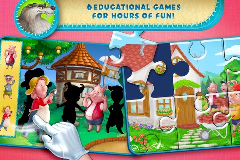 Three Little Pigs - Interactive Storybook for Kids screenshot 2