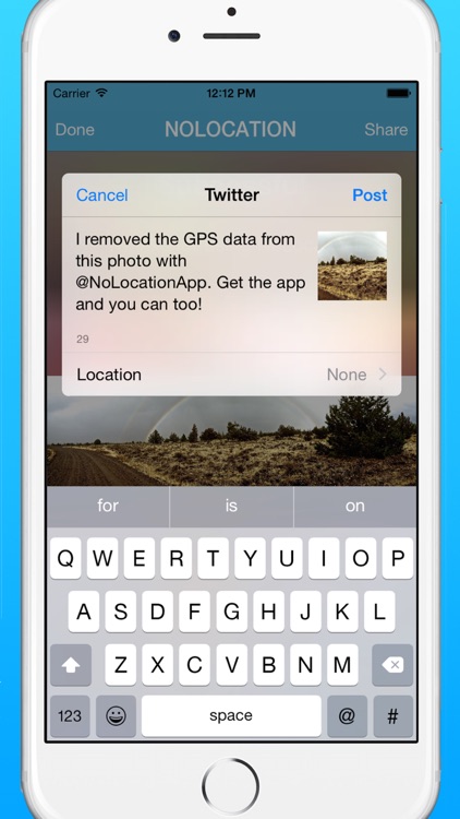 NoLocation - Remove exif data from photos screenshot-3