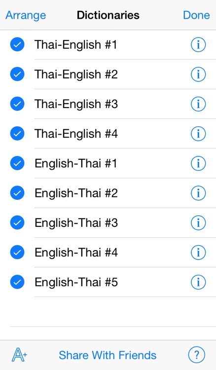 QuickDict Thai-English