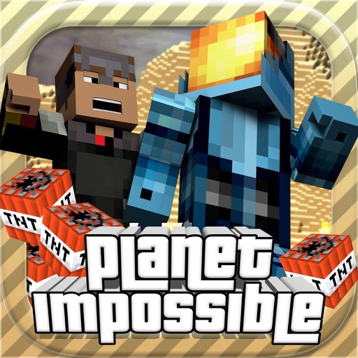 PLANET IMPOSSIBLE - MC Mini Survival Block Shooter Pixel Game with Multiplayer icon