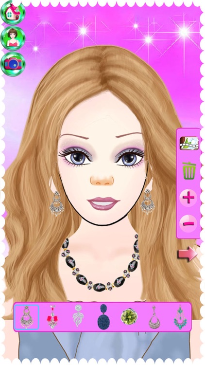 Super Star Model Show:Fashion Party-Makeup,Dressup and Prom Salon Makeover Games-Nail Salon,Necklace Designer! screenshot-4