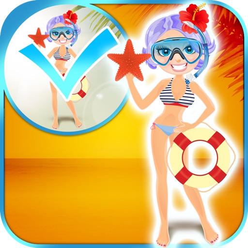 A My Summer Fashion Paradise Game - Draw and Copy Edition - Free App icon