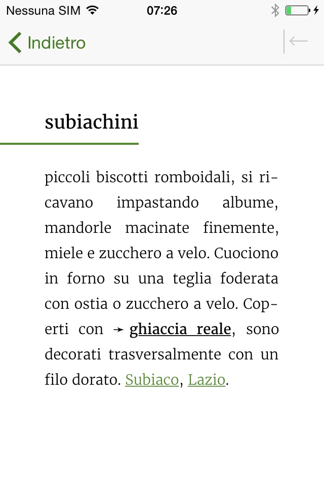 Italian Regional Cooking Dictionary screenshot 4