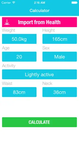 Game screenshot Fit Calculator - Calculate BMI, BMR, BFP, LBM for Health mod apk