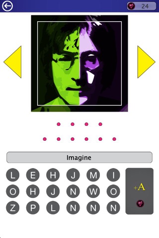 World Singers Pop Art Quiz screenshot 3