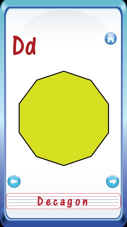 Kids First Math Geometric shapes flash cards screenshot-3