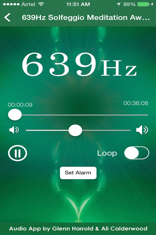 639hz Solfeggio Sonic Meditation by Glenn Harrold & Ali Calderwood screenshot 2