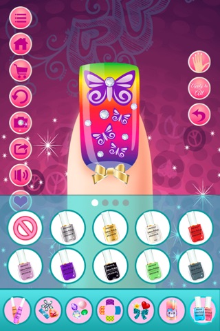 Celebrity Nail Art and Pretty Nail Polish Designs - Nail Makeover Salon screenshot 3