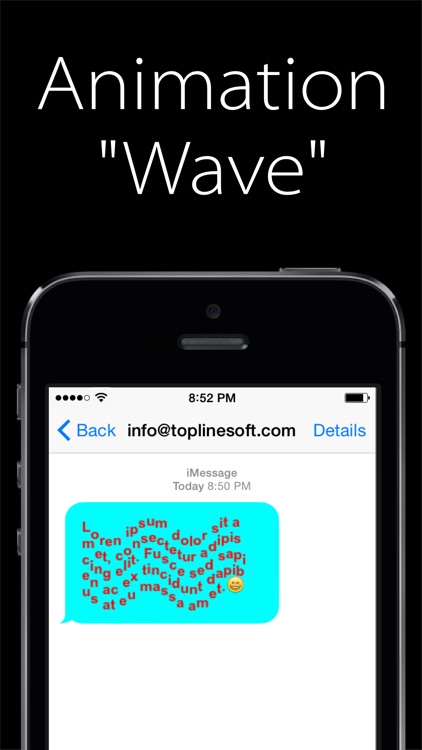 AnimaText - GIF maker of the color animated text messages