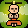 Tiny Monk Flight - Play Free 8-bit Retro Pixel Helicopter Games
